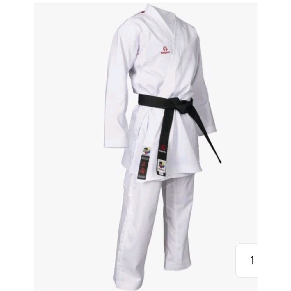 Hayashi WKF Karate-Gi CHAMPION FLEXZ - White/Red, 043-14 Size 175cm